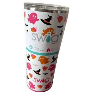 Swig Life Halloween Hey Boo Glow in The Dark Stainless Steel Tumbler 22 oz NWT